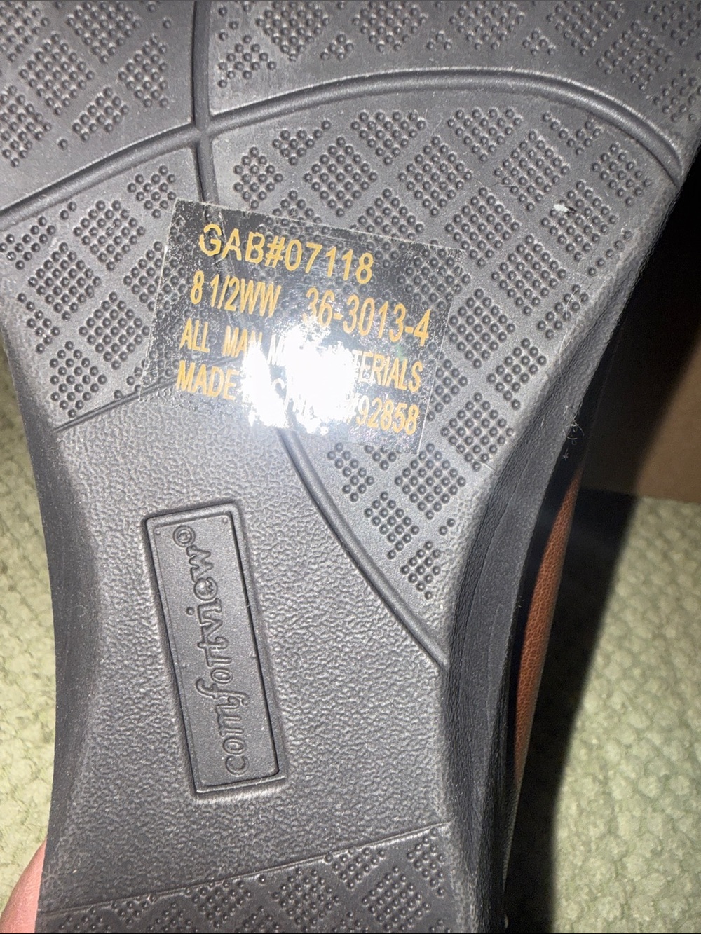 comfortview Women's Brown Slip-On Ballet Flats - Picture 4 of 5